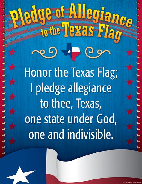 Texas Pledge Of Allegiance Printable